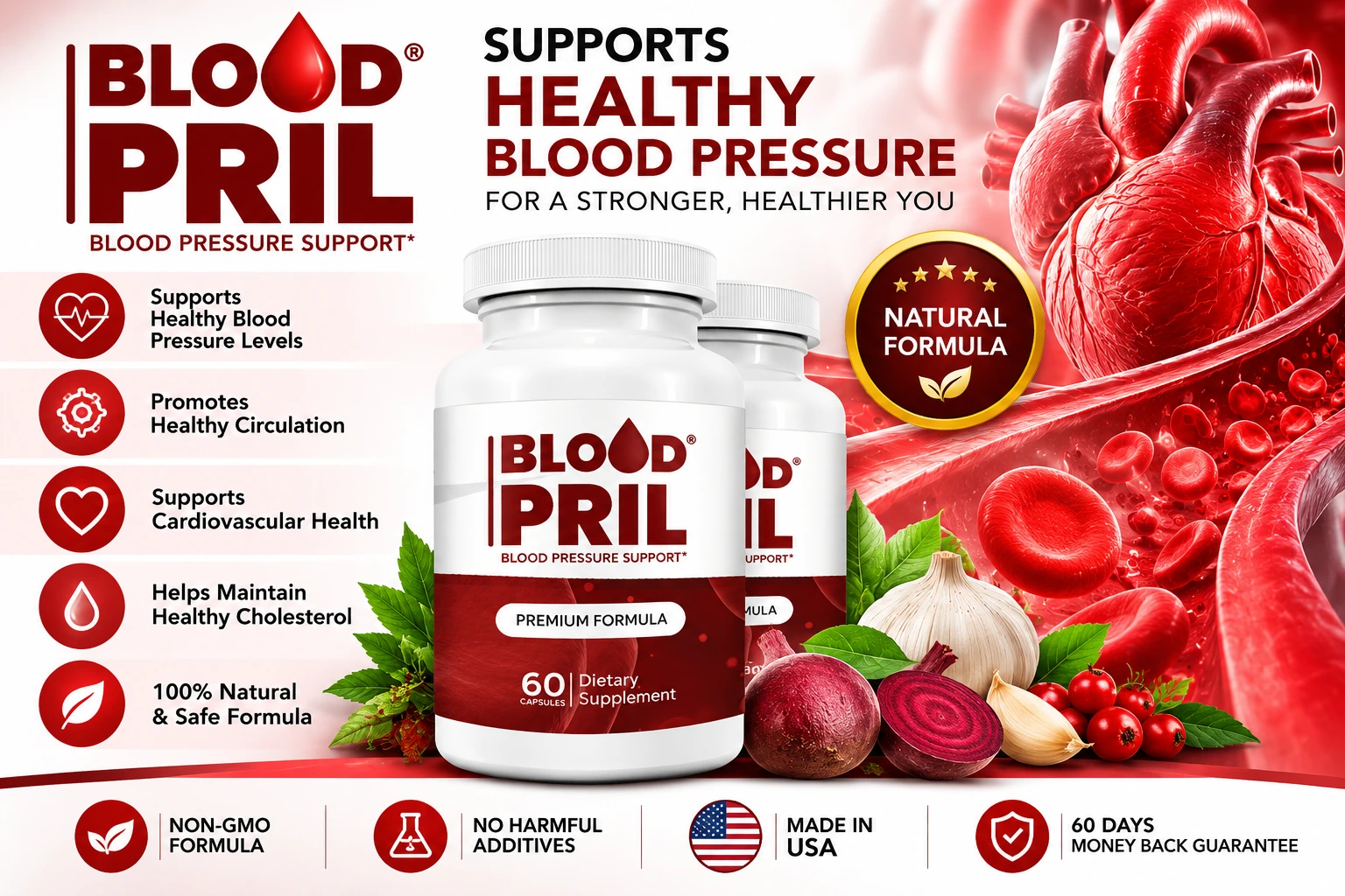 Blood Pril Cardiovascular Support Supplement